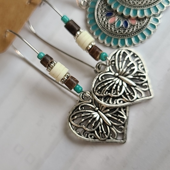 Cute 3 pack of boho style earrings - Picture 2 of 5